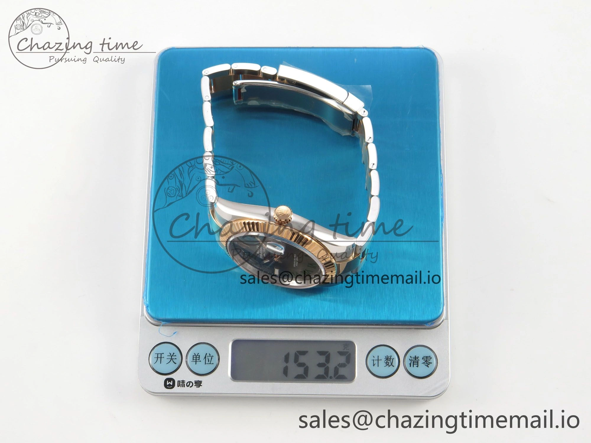 FastDry DateJust 41 126331 SS RG ARF 1:1 Best Edition Gray Roman Dial on Oyster Bracelet SH3235 (Weighted) 188