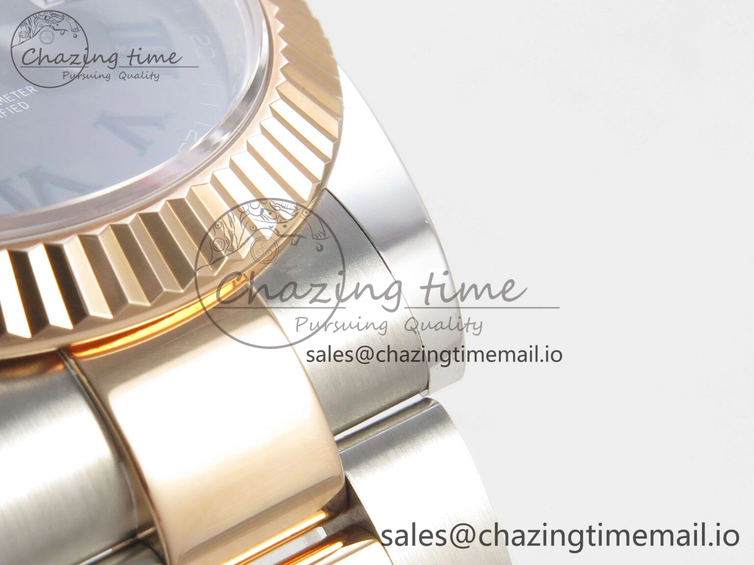 FastDry DateJust 41 126331 SS RG ARF 1:1 Best Edition Gray Roman Dial on Oyster Bracelet SH3235 (Weighted) 188