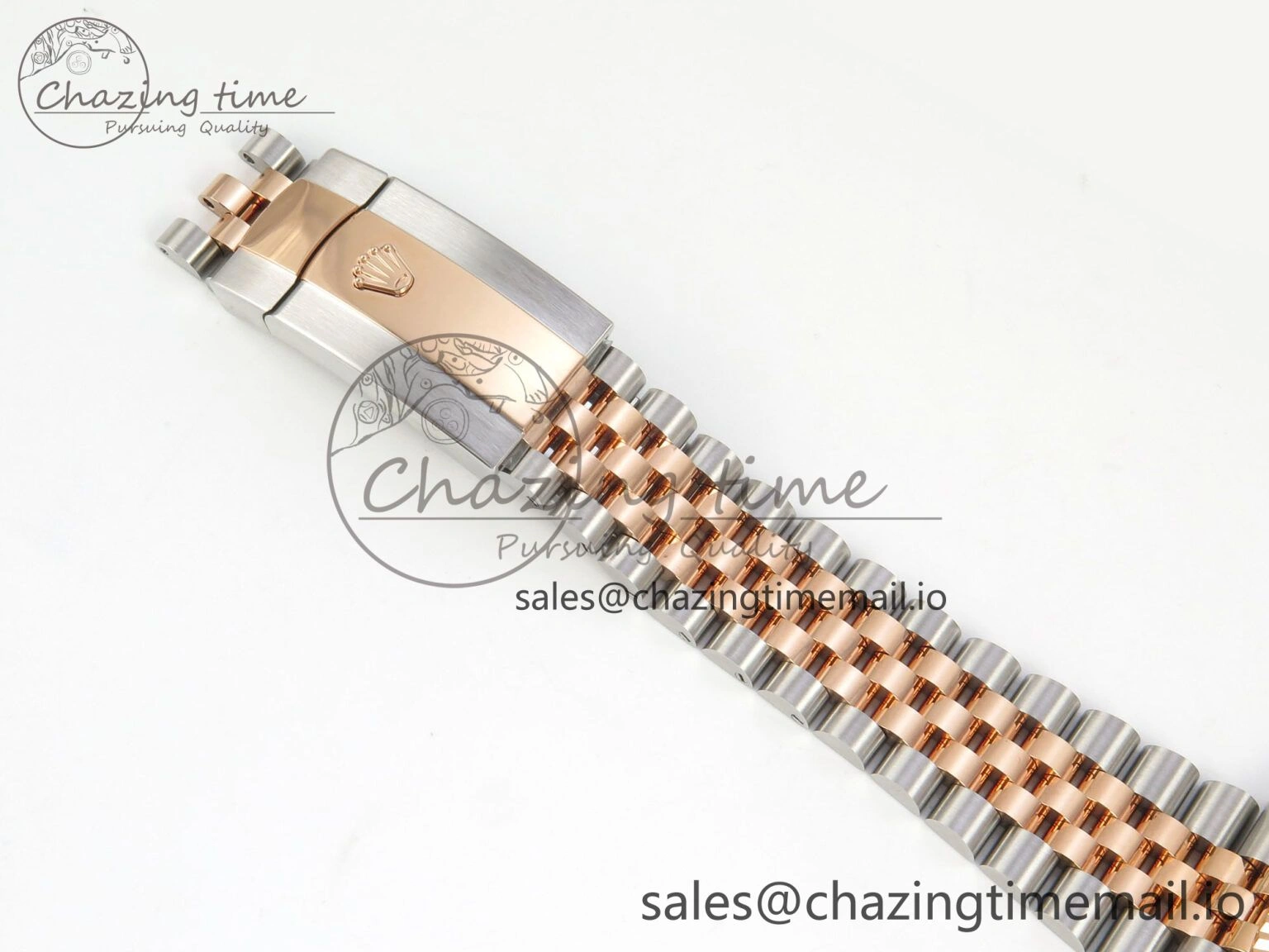 EasyMatch DateJust 41 126331 SS RG ARF 1:1 Best Edition Gray Texture Stick Dial on Jubilee Bracelet SH3235 (Weighted) 203