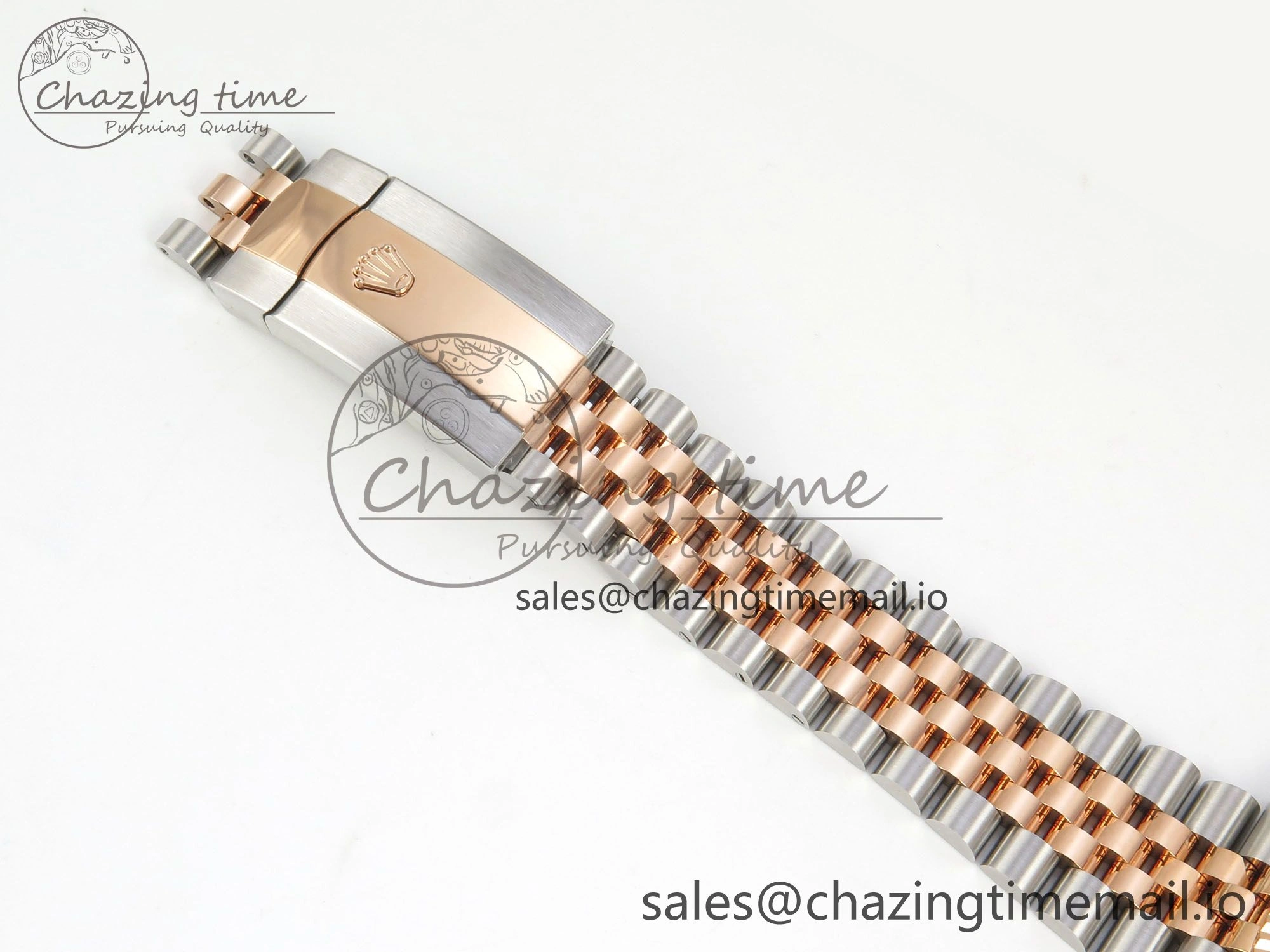 EasyMatch DateJust 41 126331 SS RG ARF 1:1 Best Edition Gray Texture Stick Dial on Jubilee Bracelet SH3235 (Weighted) 203