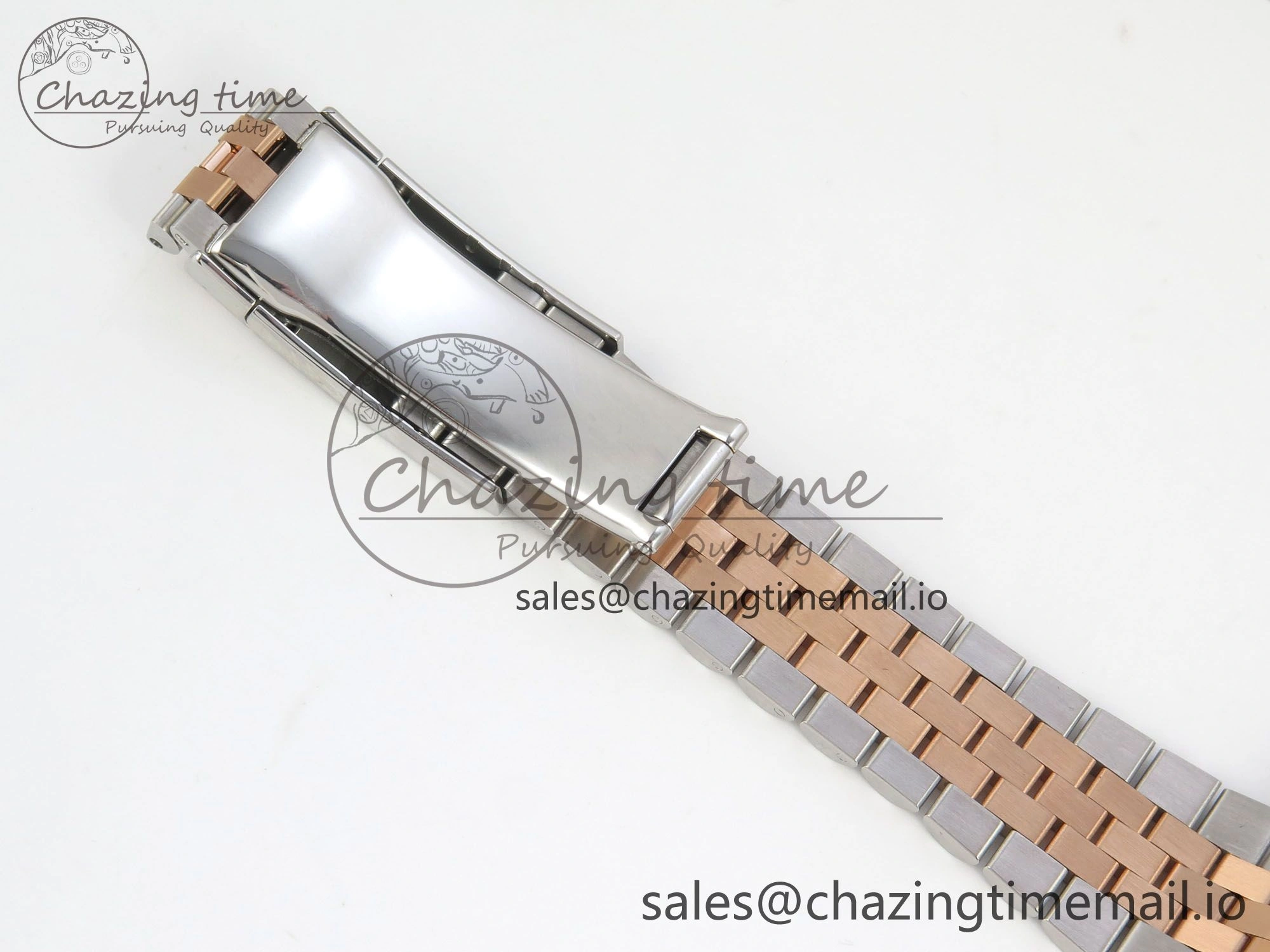 EasyMatch DateJust 41 126331 SS RG ARF 1:1 Best Edition Gray Texture Stick Dial on Jubilee Bracelet SH3235 (Weighted) 203