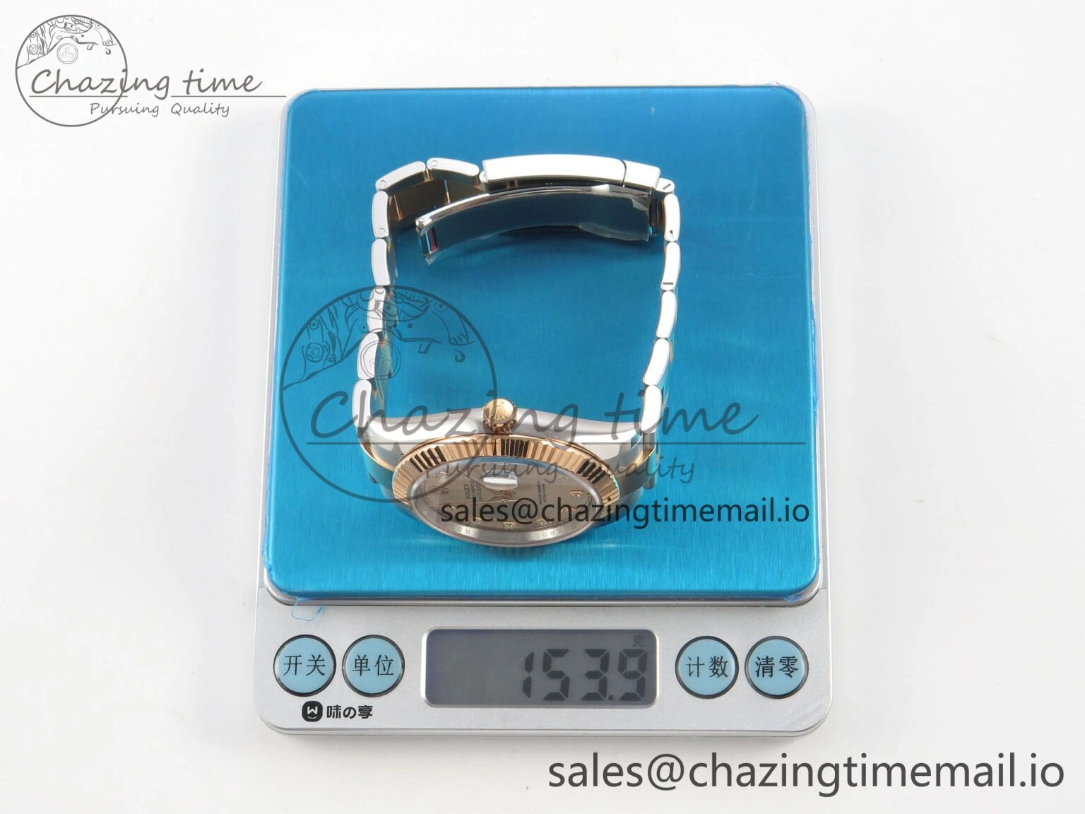 DateJust 41 126331 SS RG ARF 1:1 Best Edition RG Diamonds Dial on Oyster Bracelet SH3235 (Weighted) FreshLook 185