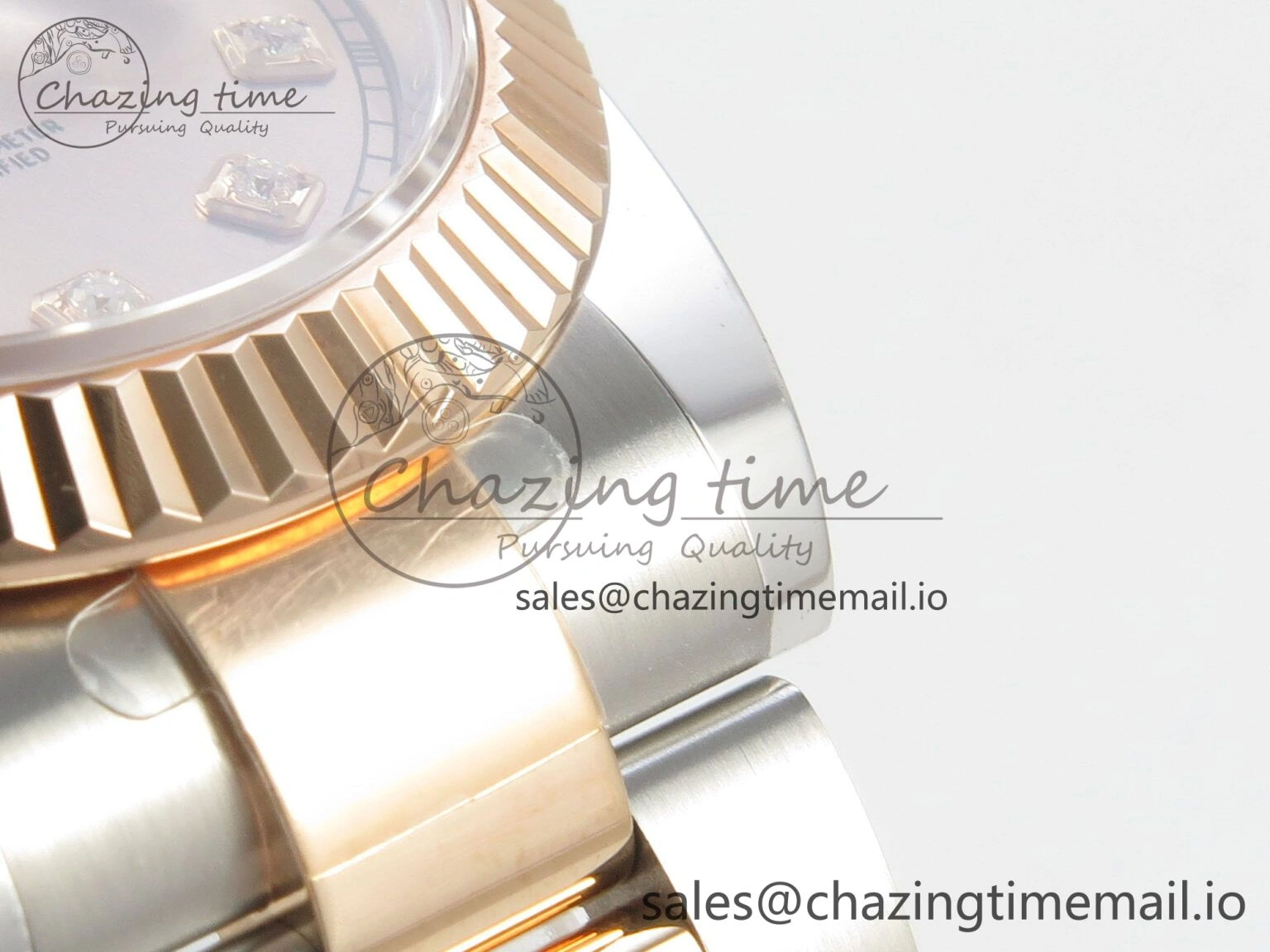 DateJust 41 126331 SS RG ARF 1:1 Best Edition RG Diamonds Dial on Oyster Bracelet SH3235 (Weighted) FreshLook 185