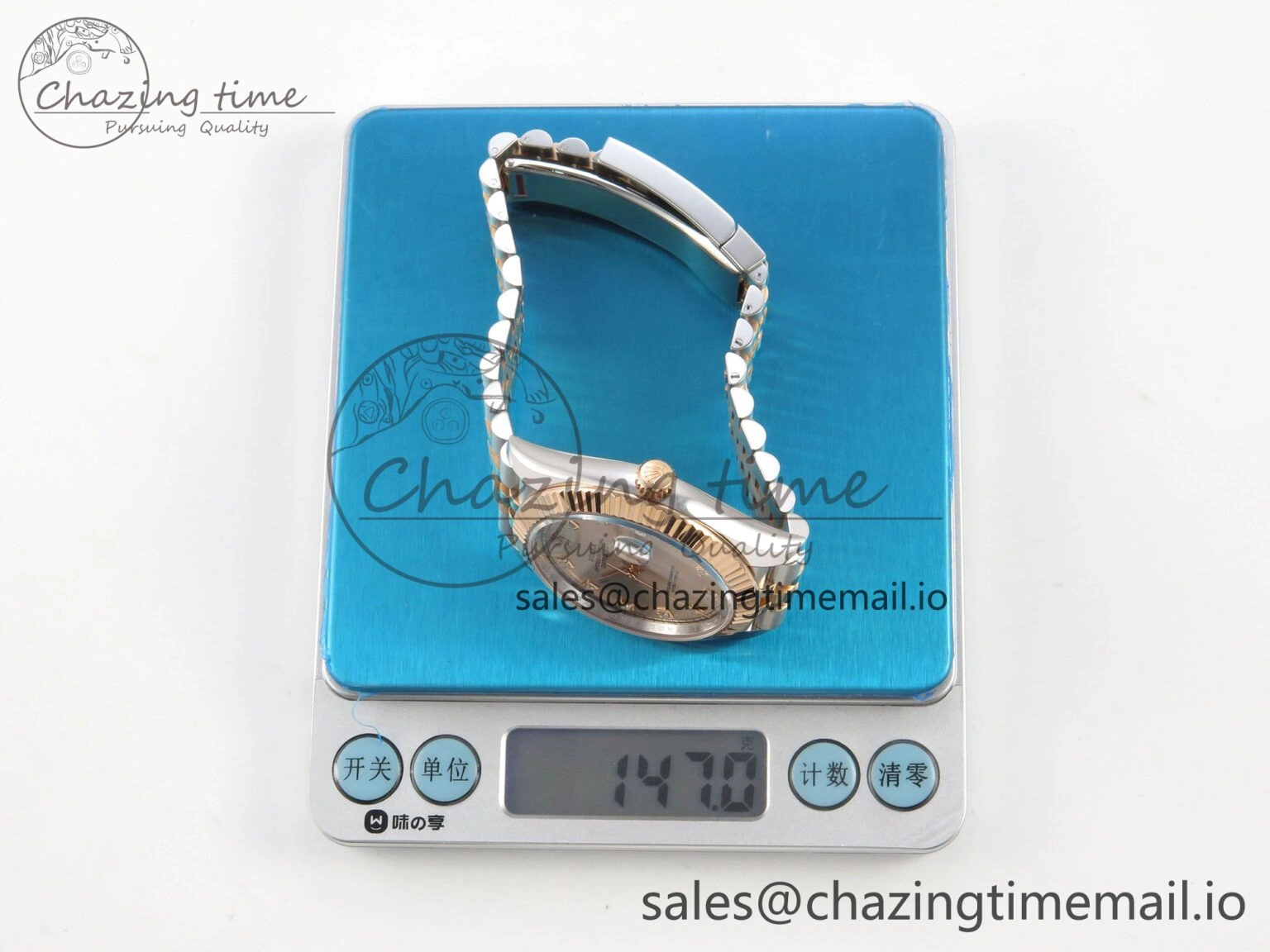 ZipUp DateJust 41 126331 SS RG ARF 1:1 Best Edition RG Diaomonds Dial on Jubilee Bracelet SH3235 (Weighted) 195