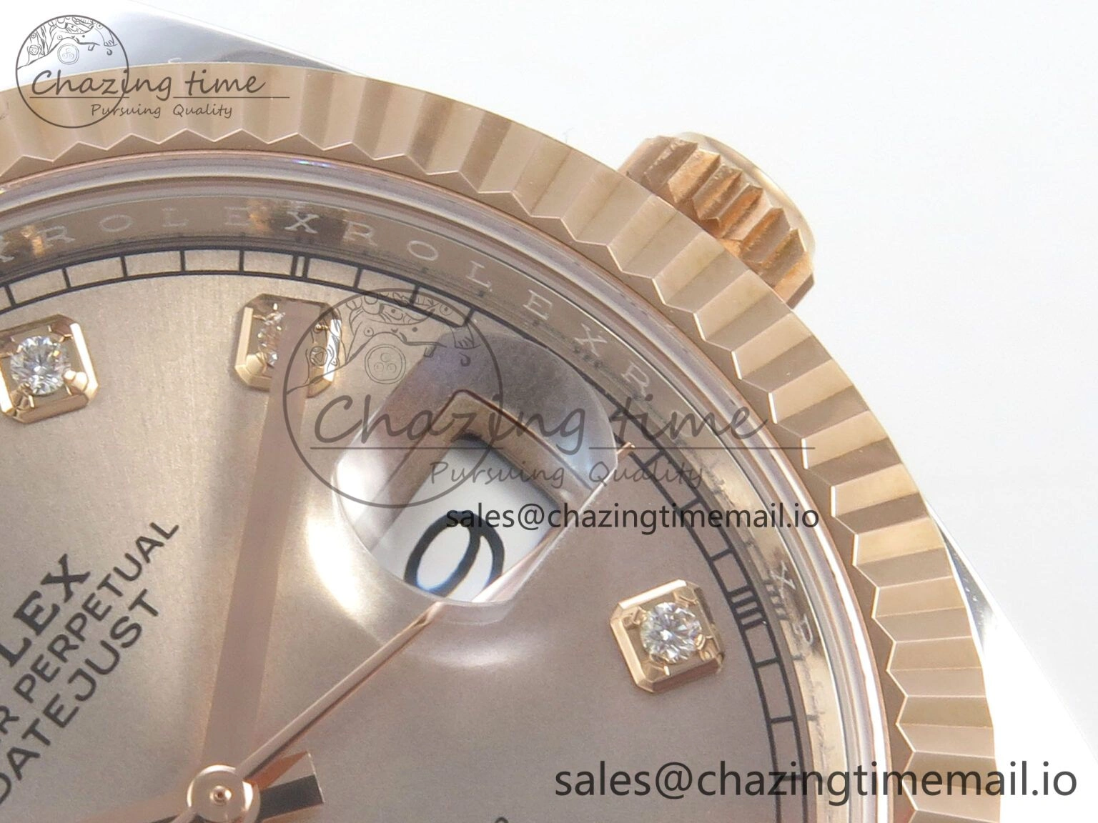 ZipUp DateJust 41 126331 SS RG ARF 1:1 Best Edition RG Diaomonds Dial on Jubilee Bracelet SH3235 (Weighted) 195