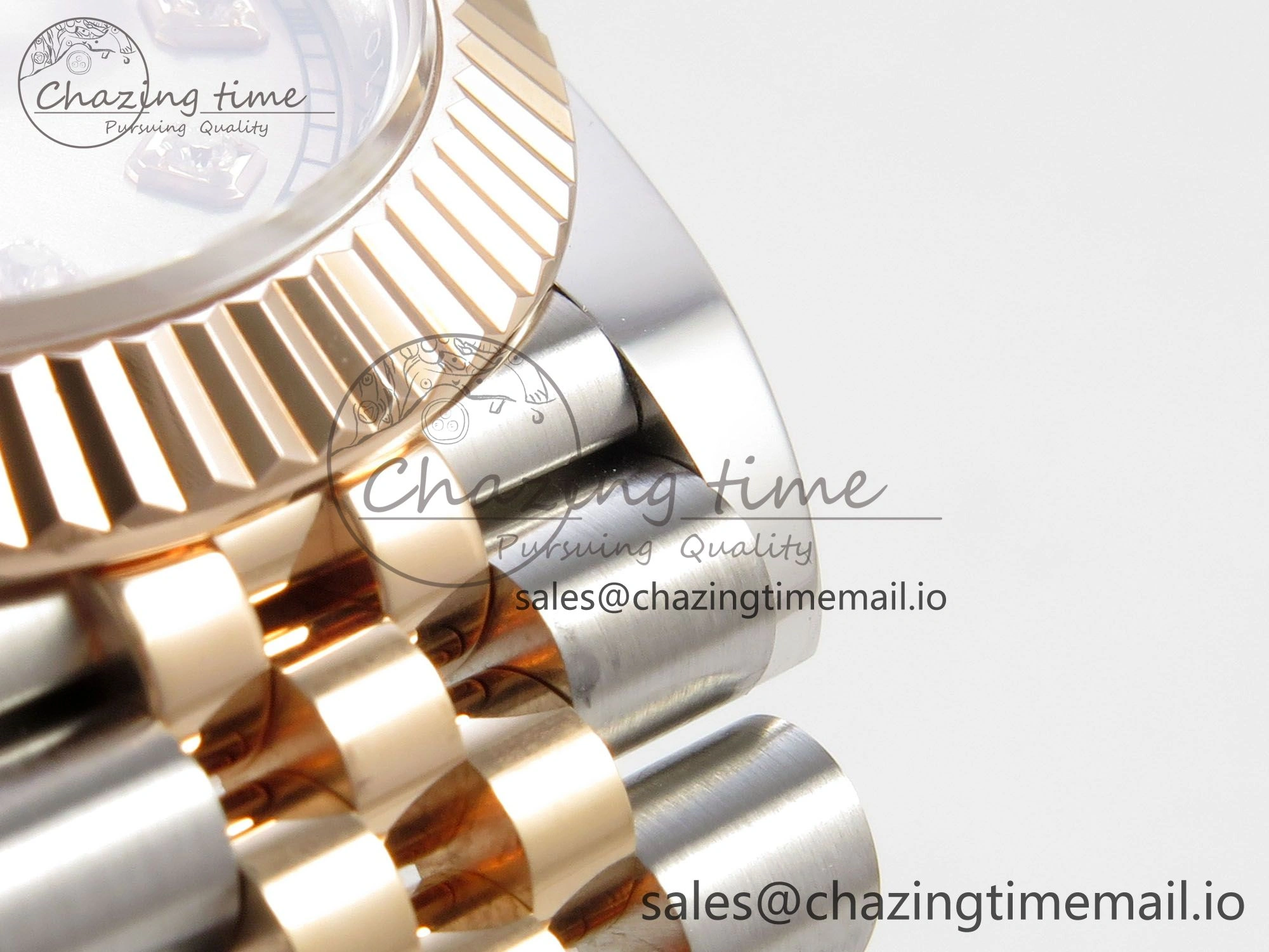 ZipUp DateJust 41 126331 SS RG ARF 1:1 Best Edition RG Diaomonds Dial on Jubilee Bracelet SH3235 (Weighted) 195