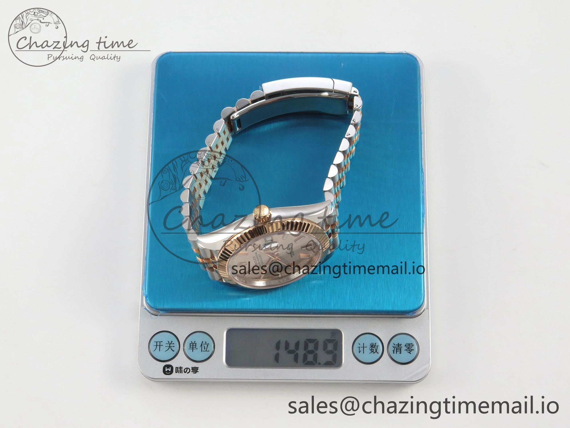UrbanStyle DateJust 41 126331 SS RG ARF 1:1 Best Edition RG Stick Dial on Jubilee Bracelet SH3235 (Weighted) 204