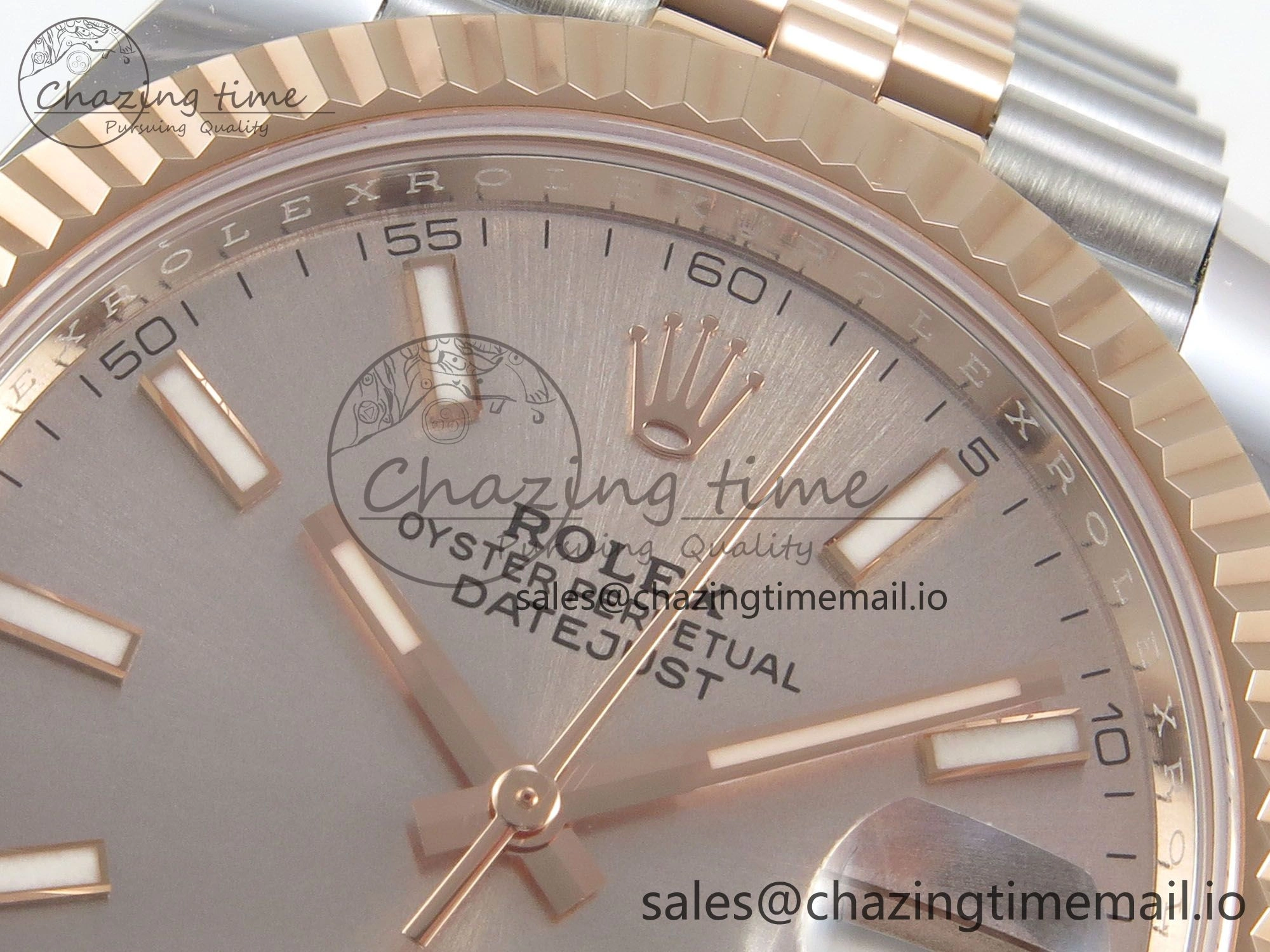 UrbanStyle DateJust 41 126331 SS RG ARF 1:1 Best Edition RG Stick Dial on Jubilee Bracelet SH3235 (Weighted) 204