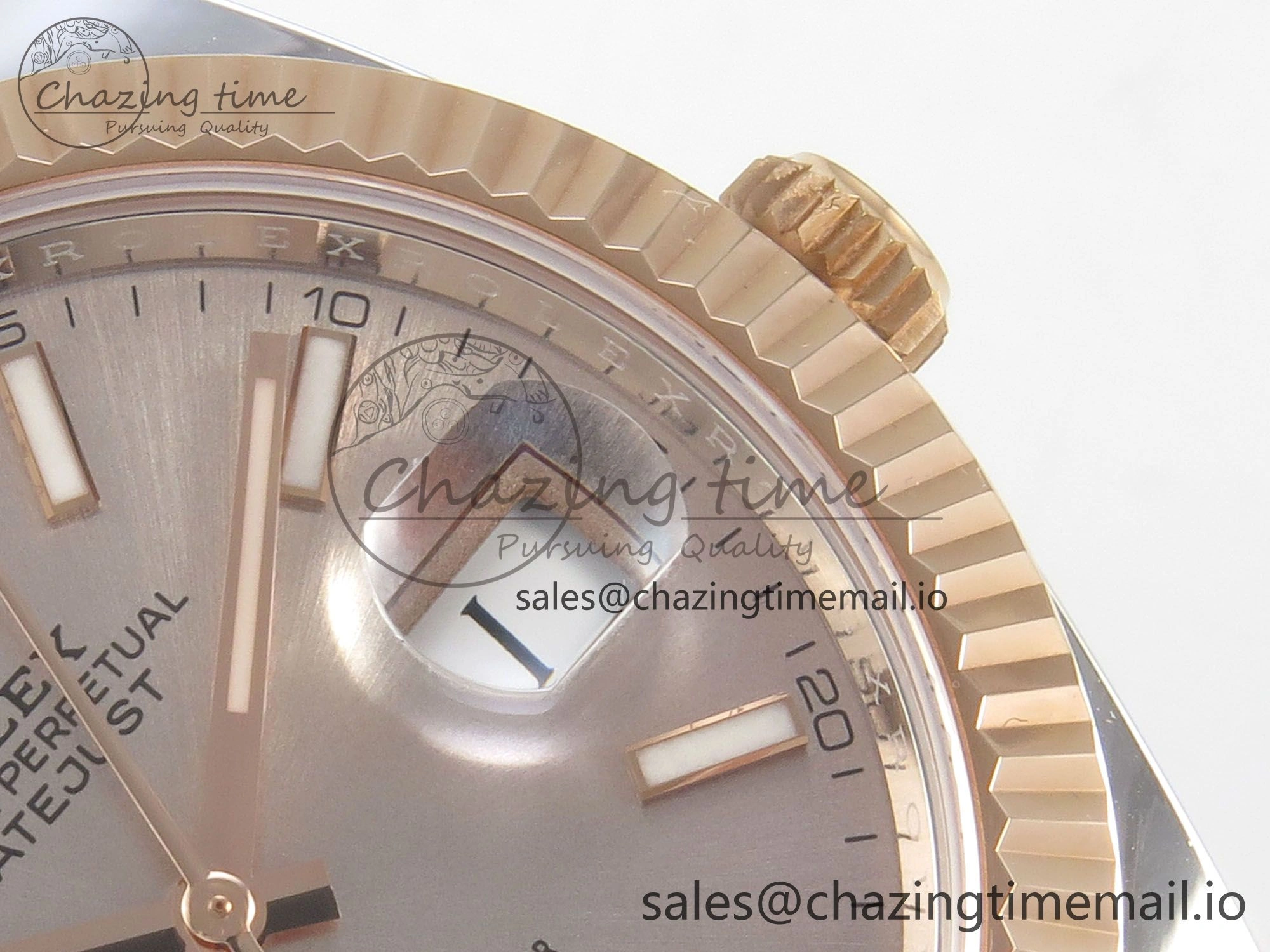 UrbanStyle DateJust 41 126331 SS RG ARF 1:1 Best Edition RG Stick Dial on Jubilee Bracelet SH3235 (Weighted) 204