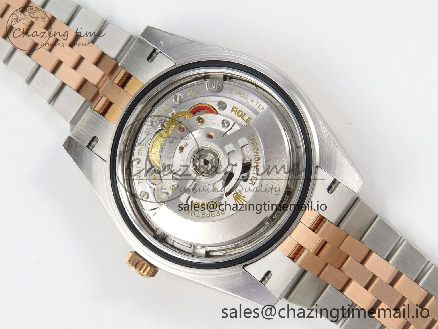 UrbanStyle DateJust 41 126331 SS RG ARF 1:1 Best Edition RG Stick Dial on Jubilee Bracelet SH3235 (Weighted) 204