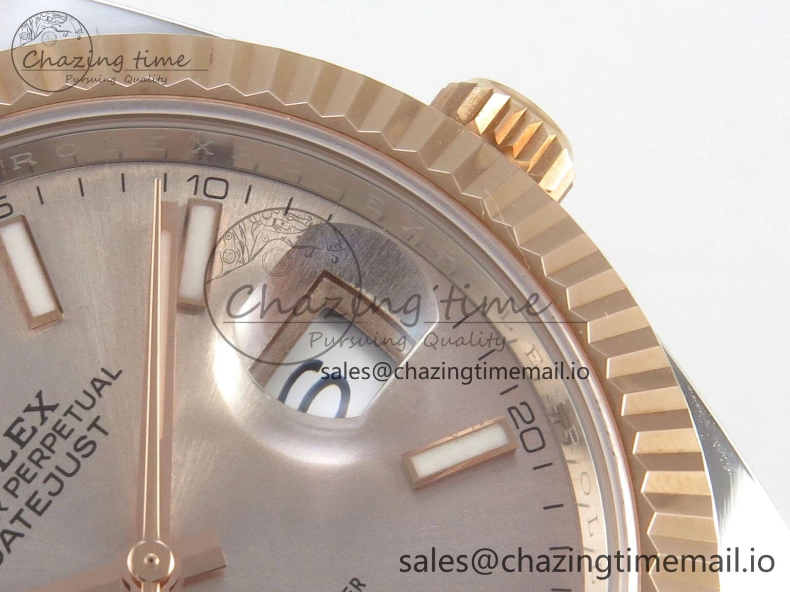 DateJust 41 126331 SS RG ARF 1:1 Best Edition RG Stick Dial on Oyster Bracelet SH3235 (Weighted) Affordable 197