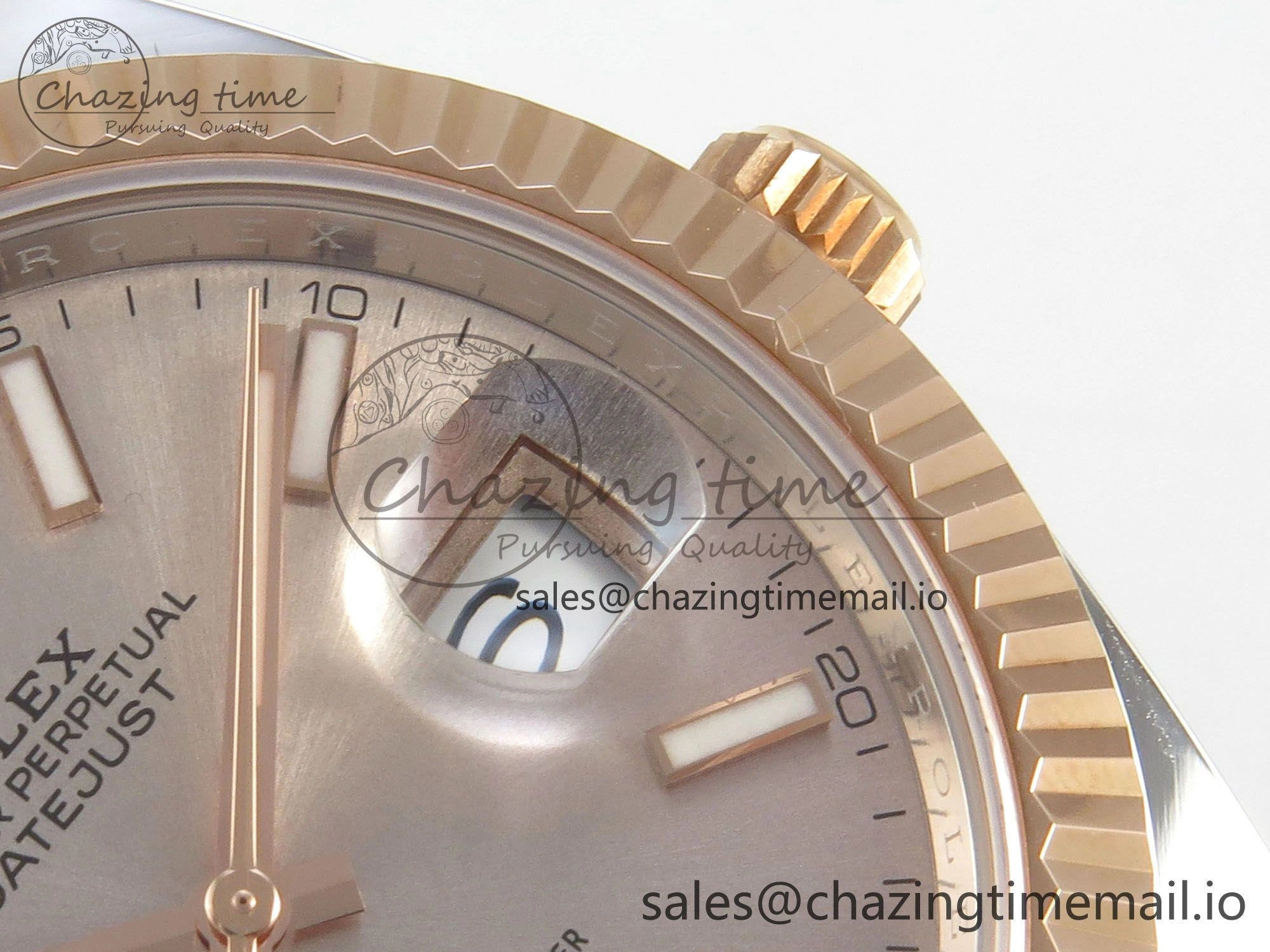 DateJust 41 126331 SS RG ARF 1:1 Best Edition RG Stick Dial on Oyster Bracelet SH3235 (Weighted) Affordable 197