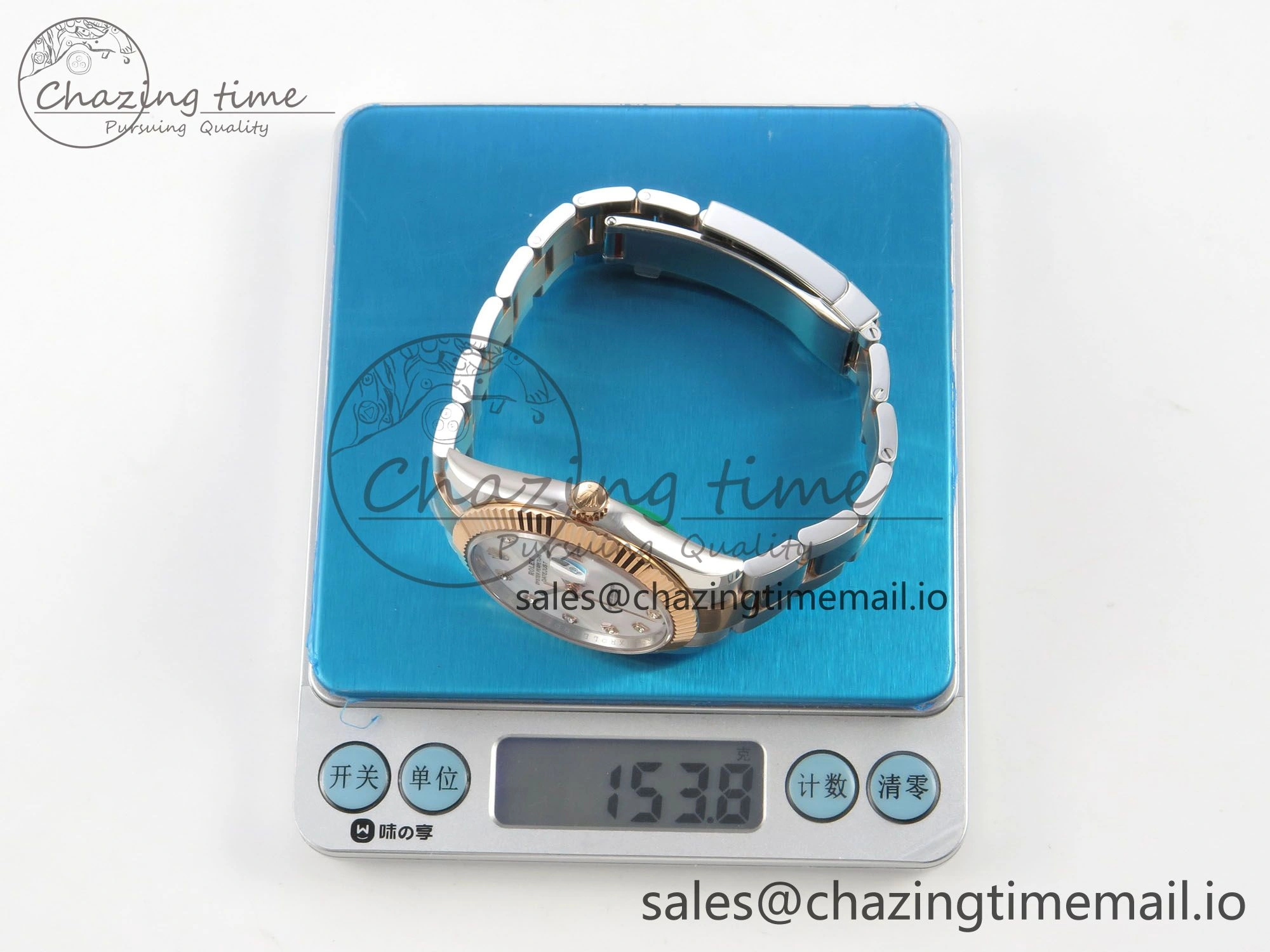 WaterResistant DateJust 41 126331 SS RG ARF 1:1 Best Edition White MOP Diamonds Dial on Oyster Bracelet SH3235 (Weighted) 186