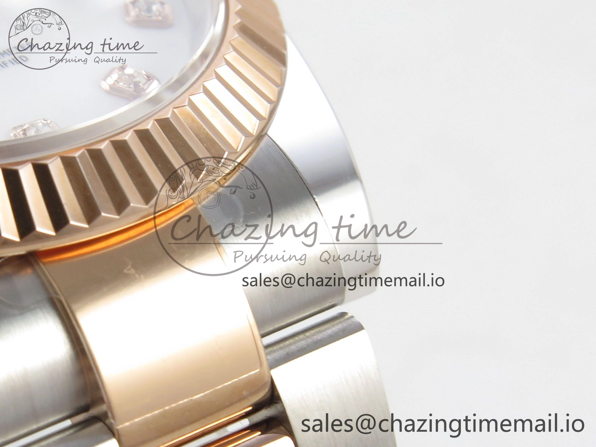 WaterResistant DateJust 41 126331 SS RG ARF 1:1 Best Edition White MOP Diamonds Dial on Oyster Bracelet SH3235 (Weighted) 186