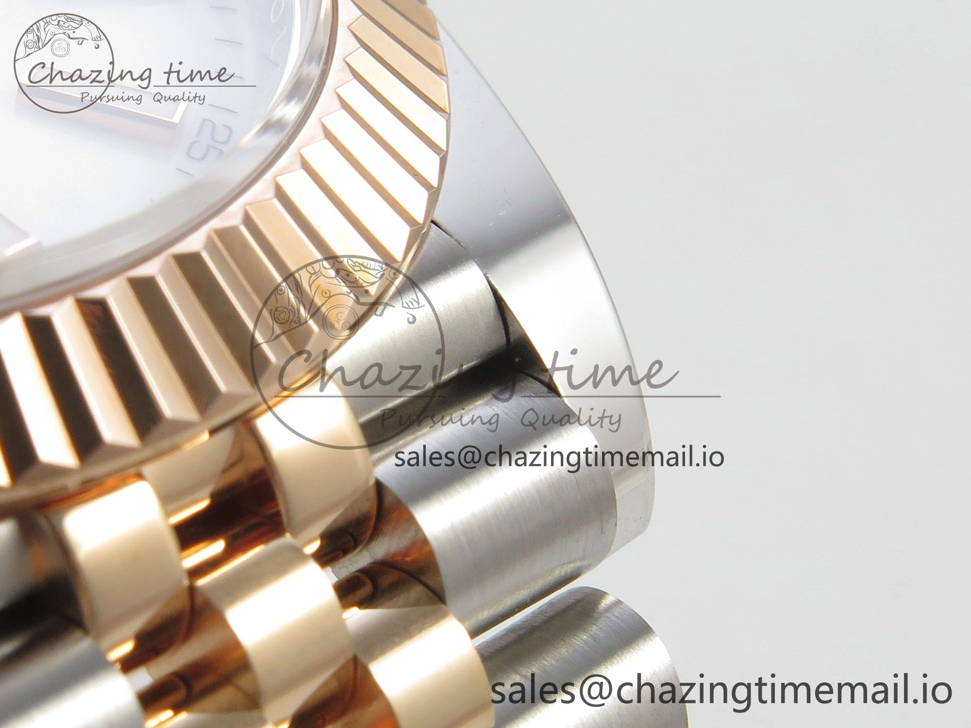 DateJust 41 126331 SS RG ARF 1:1 Best Edition White Stick Dial on Jubilee Bracelet SH3235 (Weighted) BestValue 199