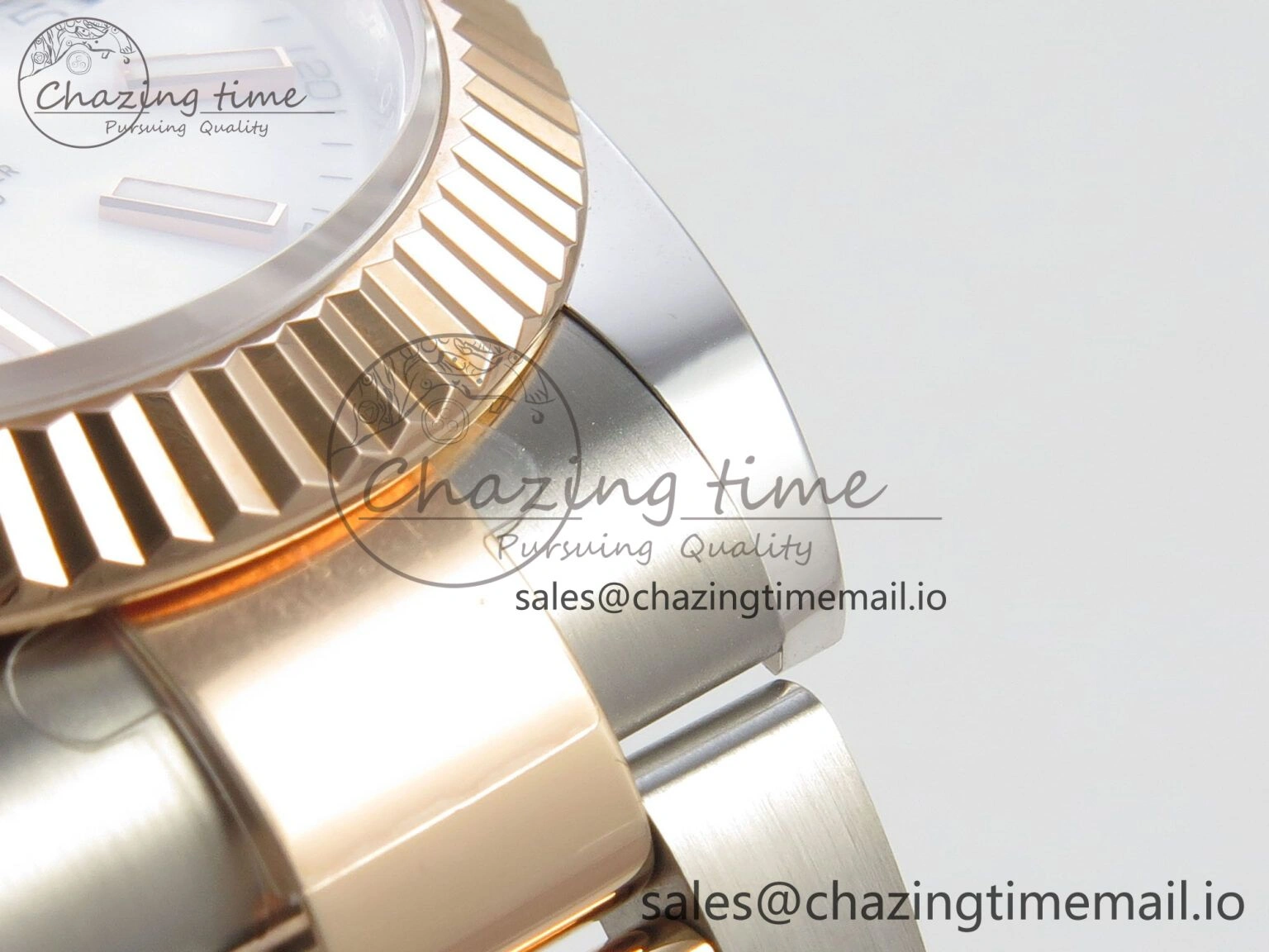 Premium DateJust 41 126331 SS RG ARF 1:1 Best Edition White Stick Dial on Oyster Bracelet SH3235 (Weighted) 190