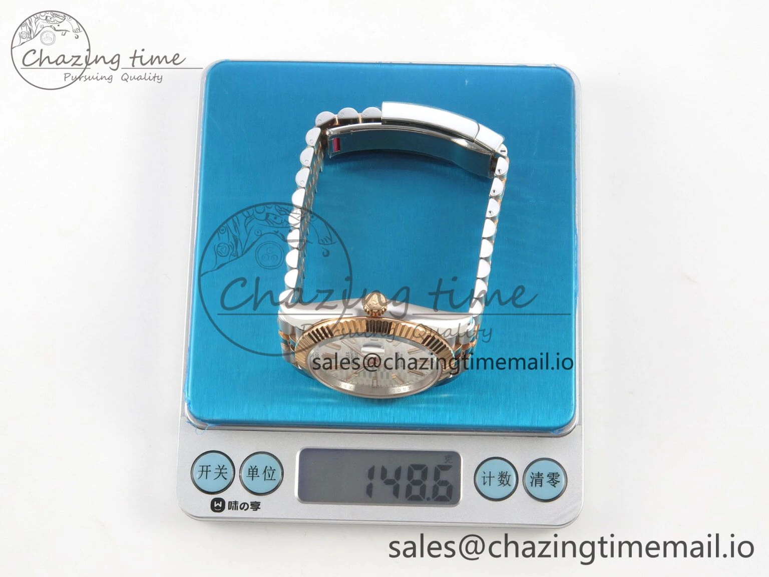 ZipUp DateJust 41 126331 SS RG ARF 1:1 Best Edition White Texture Stick Dial on Jubilee Bracelet SH3235 (Weighted) 202