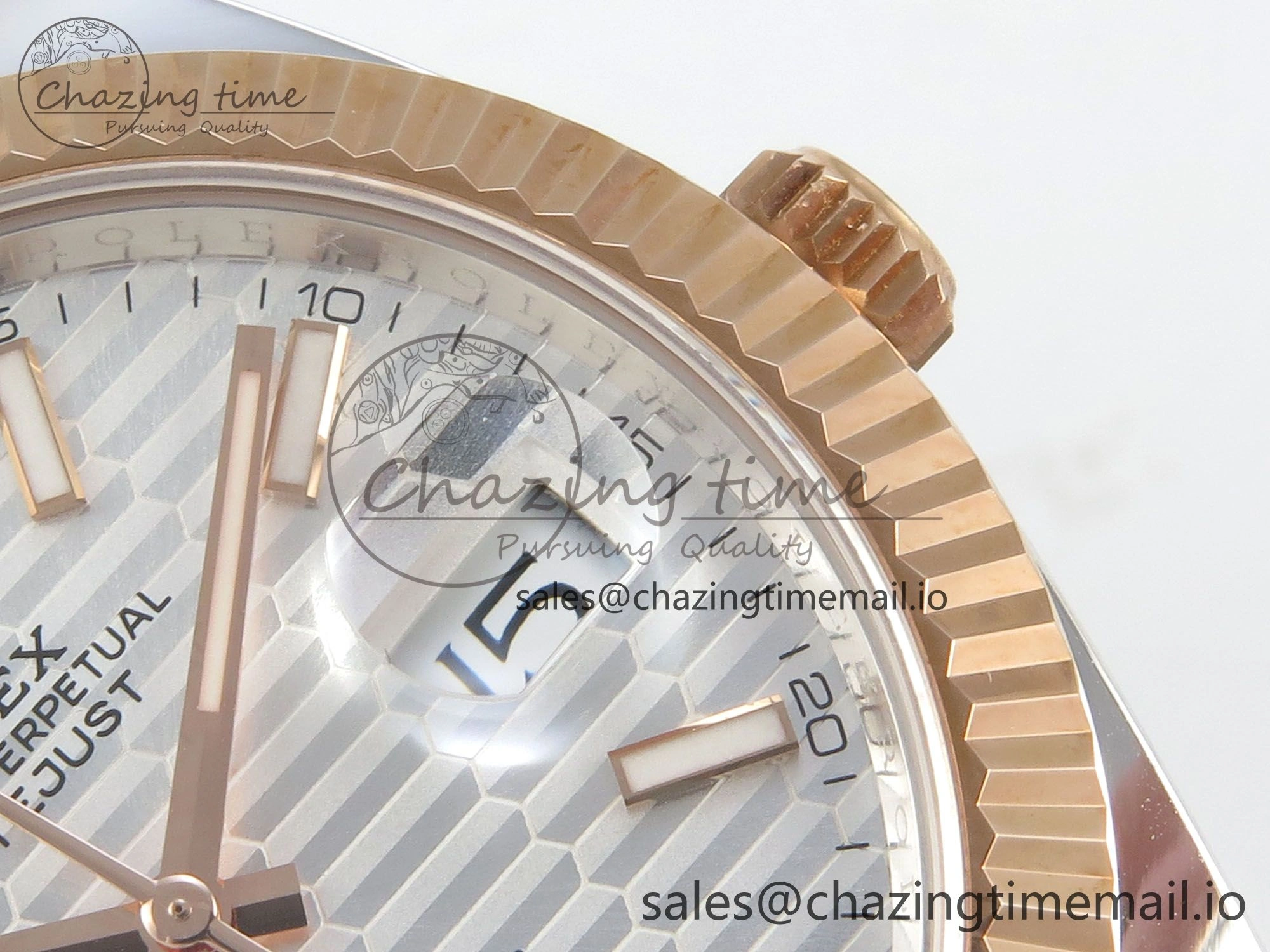 ZipUp DateJust 41 126331 SS RG ARF 1:1 Best Edition White Texture Stick Dial on Jubilee Bracelet SH3235 (Weighted) 202