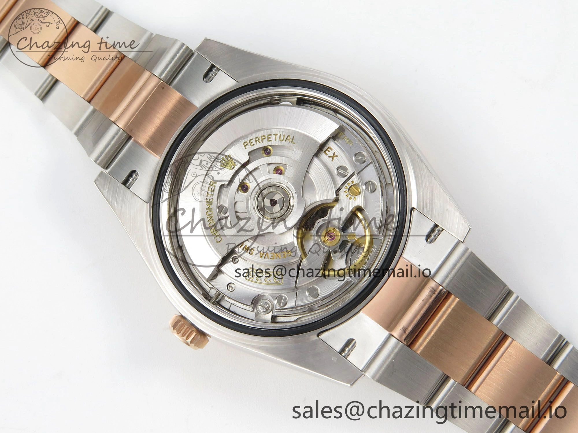 EasyMatch DateJust 41 126331 SS RG ARF 1:1 Best Edition White Texture Stick Dial on Oyster Bracelet SH3235 (Weighted) 192
