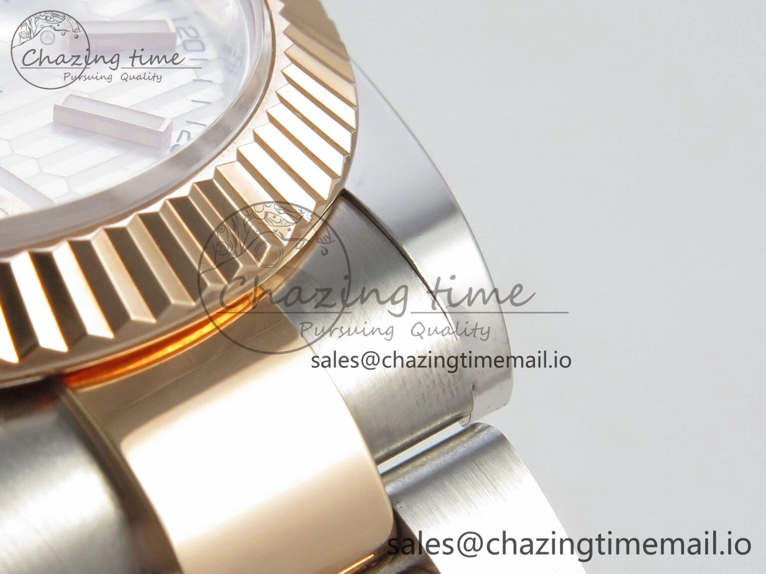 EasyMatch DateJust 41 126331 SS RG ARF 1:1 Best Edition White Texture Stick Dial on Oyster Bracelet SH3235 (Weighted) 192