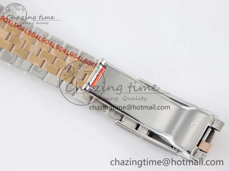 Comfortable DateJust 41 126331 SS RG TWF 1:1 Best Edition 904L Steel Gray Dial Green Roman on SS RG Jubilee Bracelet VR 2450
