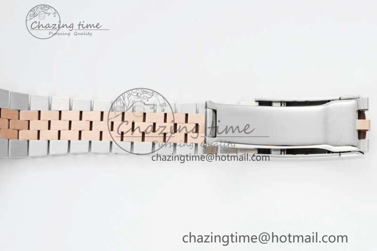 SmoothTexture DateJust 41 126331 VSF 1:1 Best Edition 904L Steel RG Dial on SS RG Jubilee Bracelet VS 2109