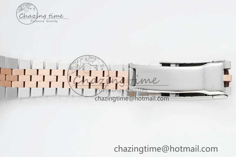 SmoothTexture DateJust 41 126331 VSF 1:1 Best Edition 904L Steel RG Dial on SS RG Jubilee Bracelet VS 2109