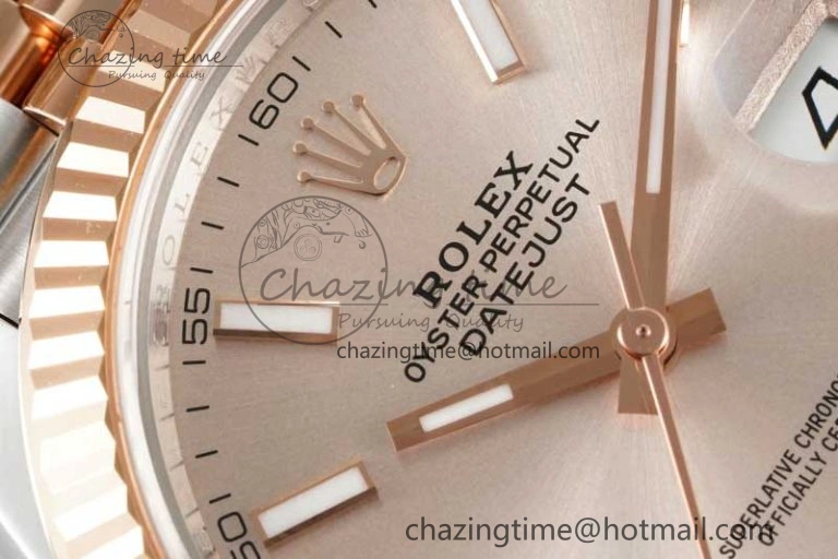SmoothTexture DateJust 41 126331 VSF 1:1 Best Edition 904L Steel RG Dial on SS RG Jubilee Bracelet VS 2109