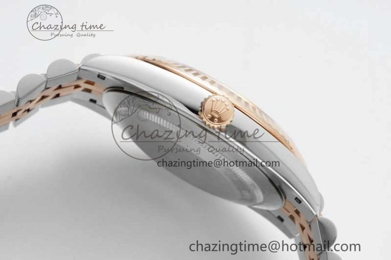 SmoothTexture DateJust 41 126331 VSF 1:1 Best Edition 904L Steel RG Dial on SS RG Jubilee Bracelet VS 2109