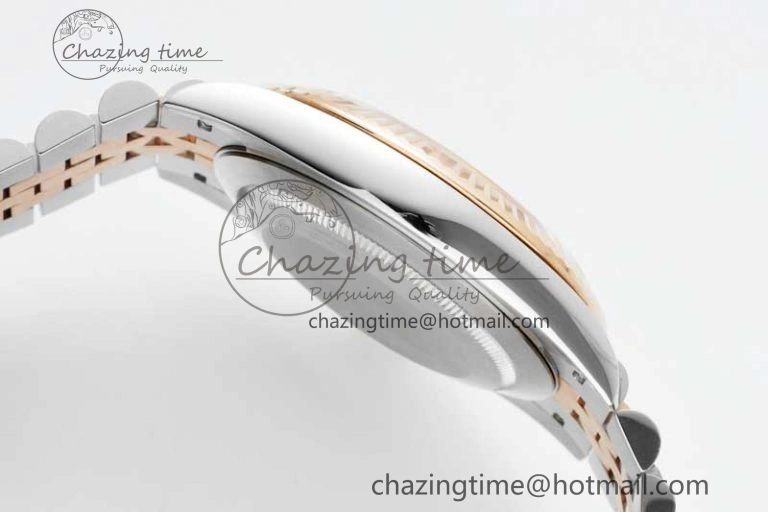 SmoothTexture DateJust 41 126331 VSF 1:1 Best Edition 904L Steel RG Dial on SS RG Jubilee Bracelet VS 2109