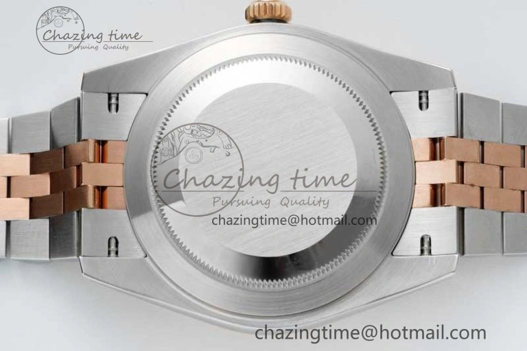 SmoothTexture DateJust 41 126331 VSF 1:1 Best Edition 904L Steel RG Dial on SS RG Jubilee Bracelet VS 2109