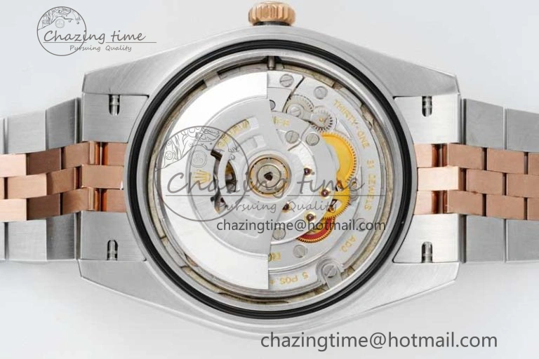 SmoothTexture DateJust 41 126331 VSF 1:1 Best Edition 904L Steel RG Dial on SS RG Jubilee Bracelet VS 2109