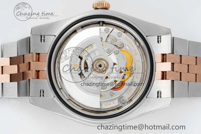 SmoothTexture DateJust 41 126331 VSF 1:1 Best Edition 904L Steel RG Dial on SS RG Jubilee Bracelet VS 2109