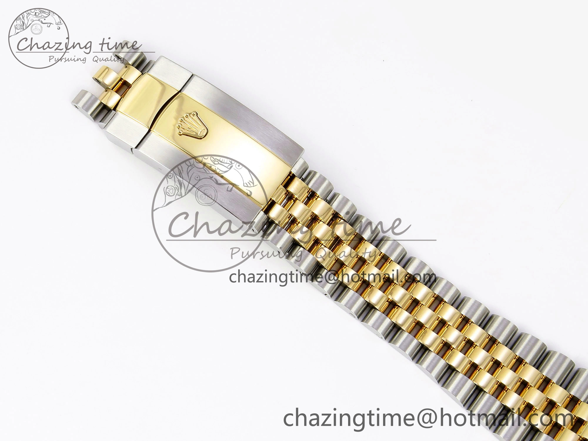 Packable DateJust 41 126331 VSF 1:1 Best Edition 904L Steel Yellow Gold Textured Dial on SS YG Jubilee Bracelet VS 1710