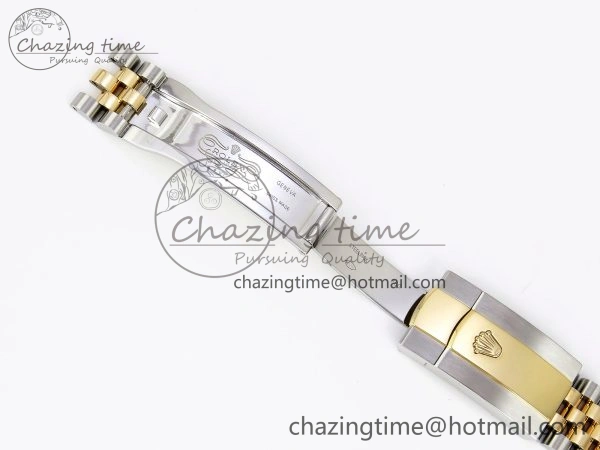 Packable DateJust 41 126331 VSF 1:1 Best Edition 904L Steel Yellow Gold Textured Dial on SS YG Jubilee Bracelet VS 1710