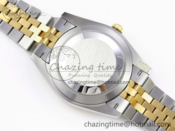 Packable DateJust 41 126331 VSF 1:1 Best Edition 904L Steel Yellow Gold Textured Dial on SS YG Jubilee Bracelet VS 1710