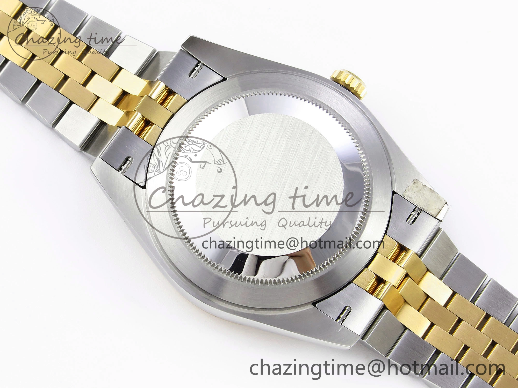 Packable DateJust 41 126331 VSF 1:1 Best Edition 904L Steel Yellow Gold Textured Dial on SS YG Jubilee Bracelet VS 1710