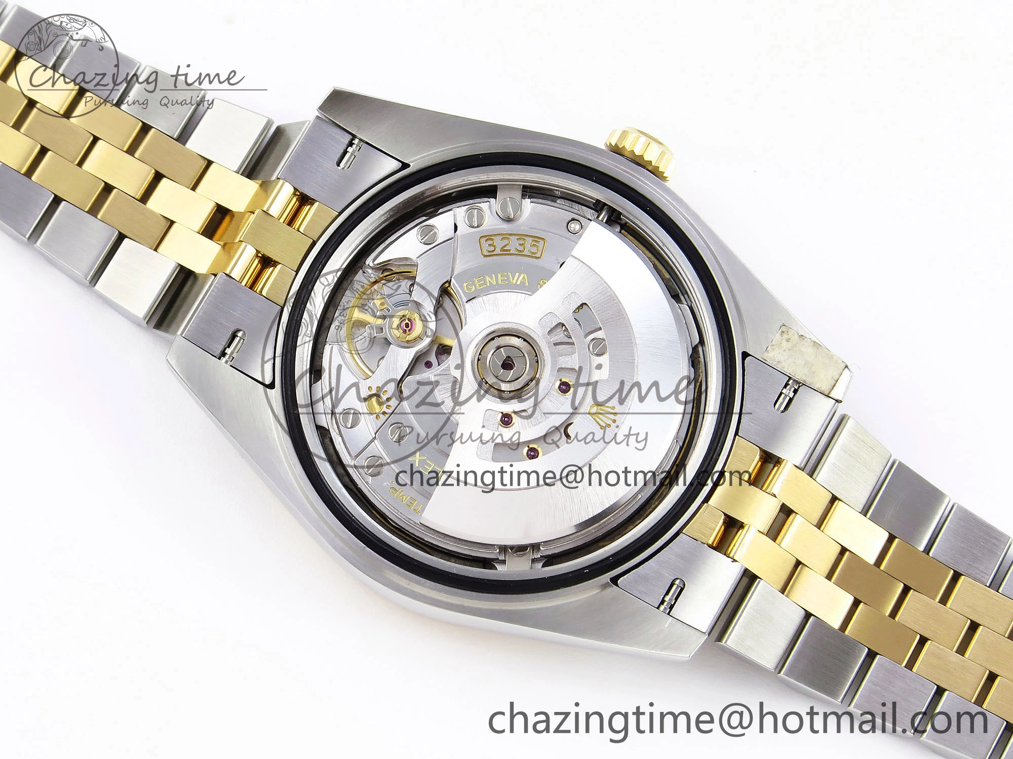 Packable DateJust 41 126331 VSF 1:1 Best Edition 904L Steel Yellow Gold Textured Dial on SS YG Jubilee Bracelet VS 1710