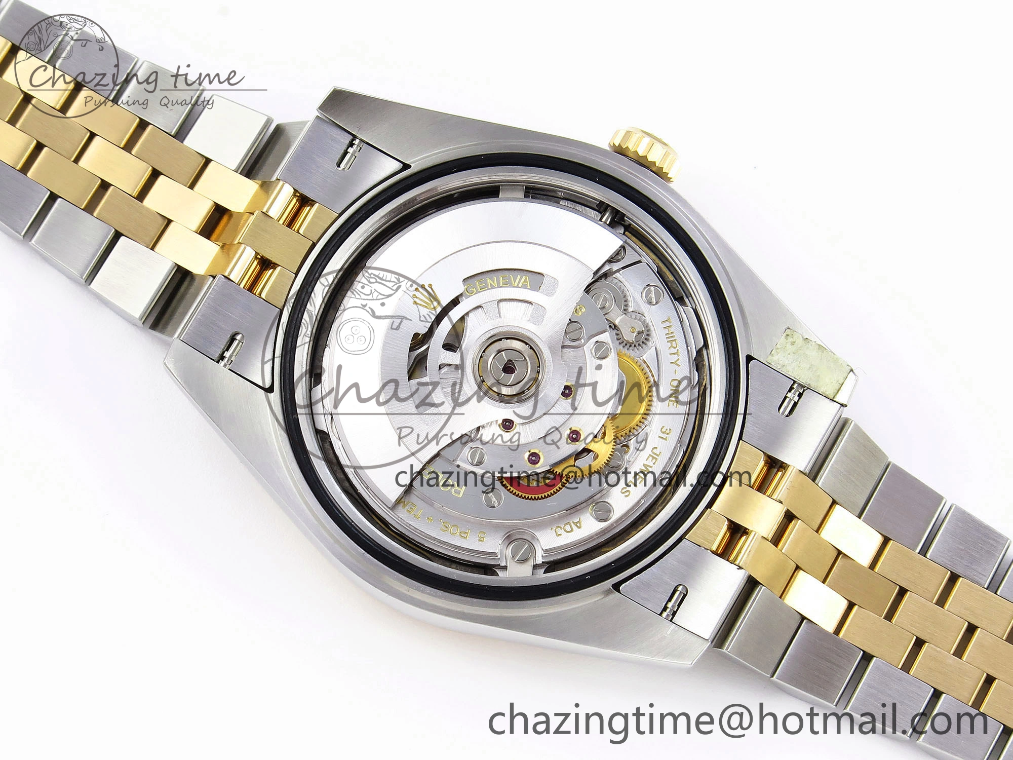 Packable DateJust 41 126331 VSF 1:1 Best Edition 904L Steel Yellow Gold Textured Dial on SS YG Jubilee Bracelet VS 1710