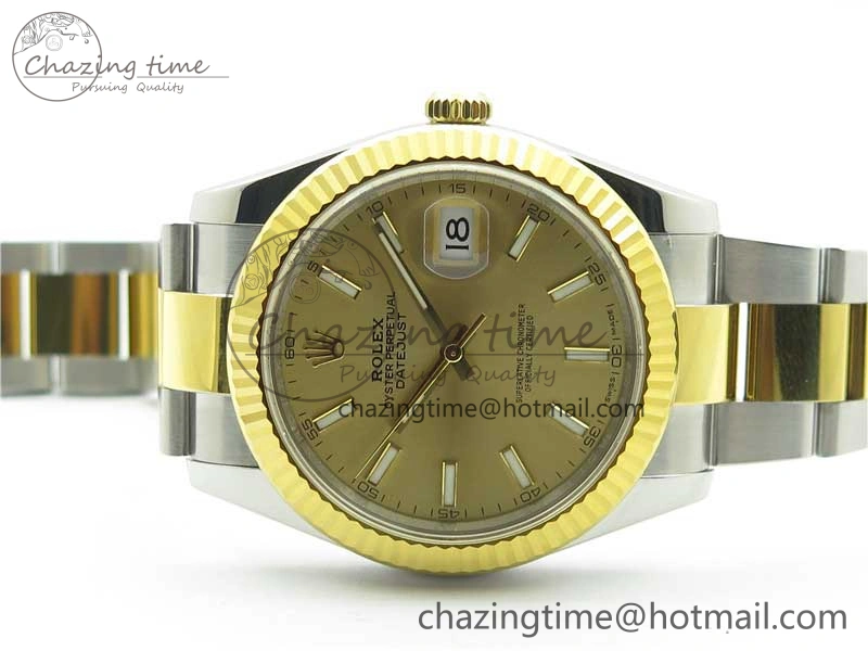 DateJust 41 126333 904L SS YG VSF 1:1 Best Edition YG Dial on Oyster Bracelet VS Durable 2726