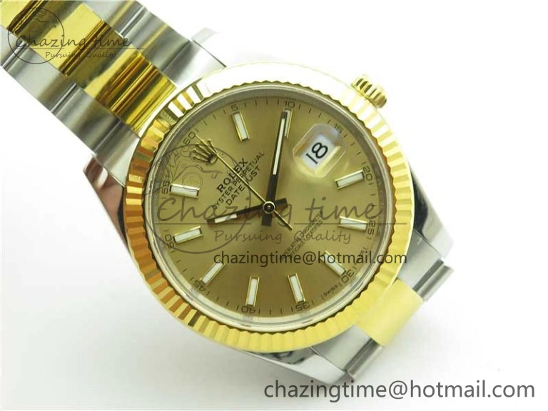 DateJust 41 126333 904L SS YG VSF 1:1 Best Edition YG Dial on Oyster Bracelet VS Durable 2726