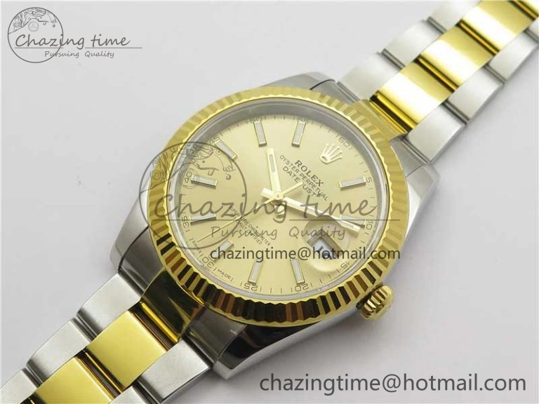 DateJust 41 126333 904L SS YG VSF 1:1 Best Edition YG Dial on Oyster Bracelet VS Durable 2726