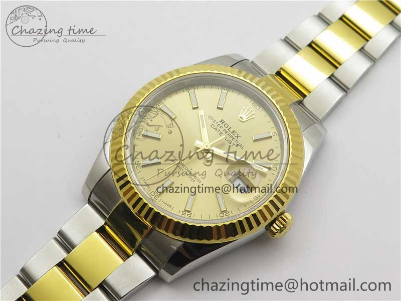 DateJust 41 126333 904L SS YG VSF 1:1 Best Edition YG Dial on Oyster Bracelet VS Durable 2726