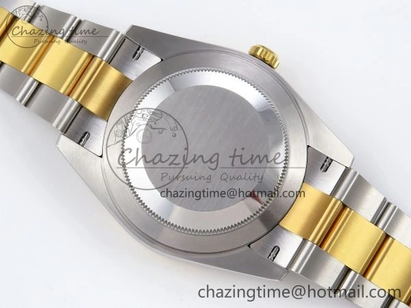 DateJust 41 126333 Clean 1:1 Best Edition 904L Steel Gray Dial Green Roman Marker on SS YG Oyster Bracelet VR Durable 1564