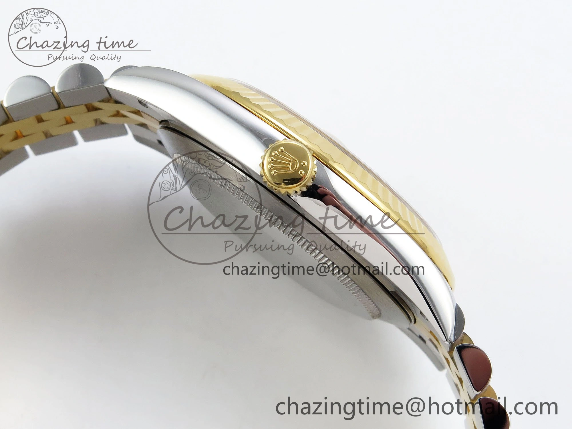 Packable DateJust 41 126333 Clean 1:1 Best Edition 904L Steel YG Stick Dial on SS YG Jubilee Bracelet VR 1574