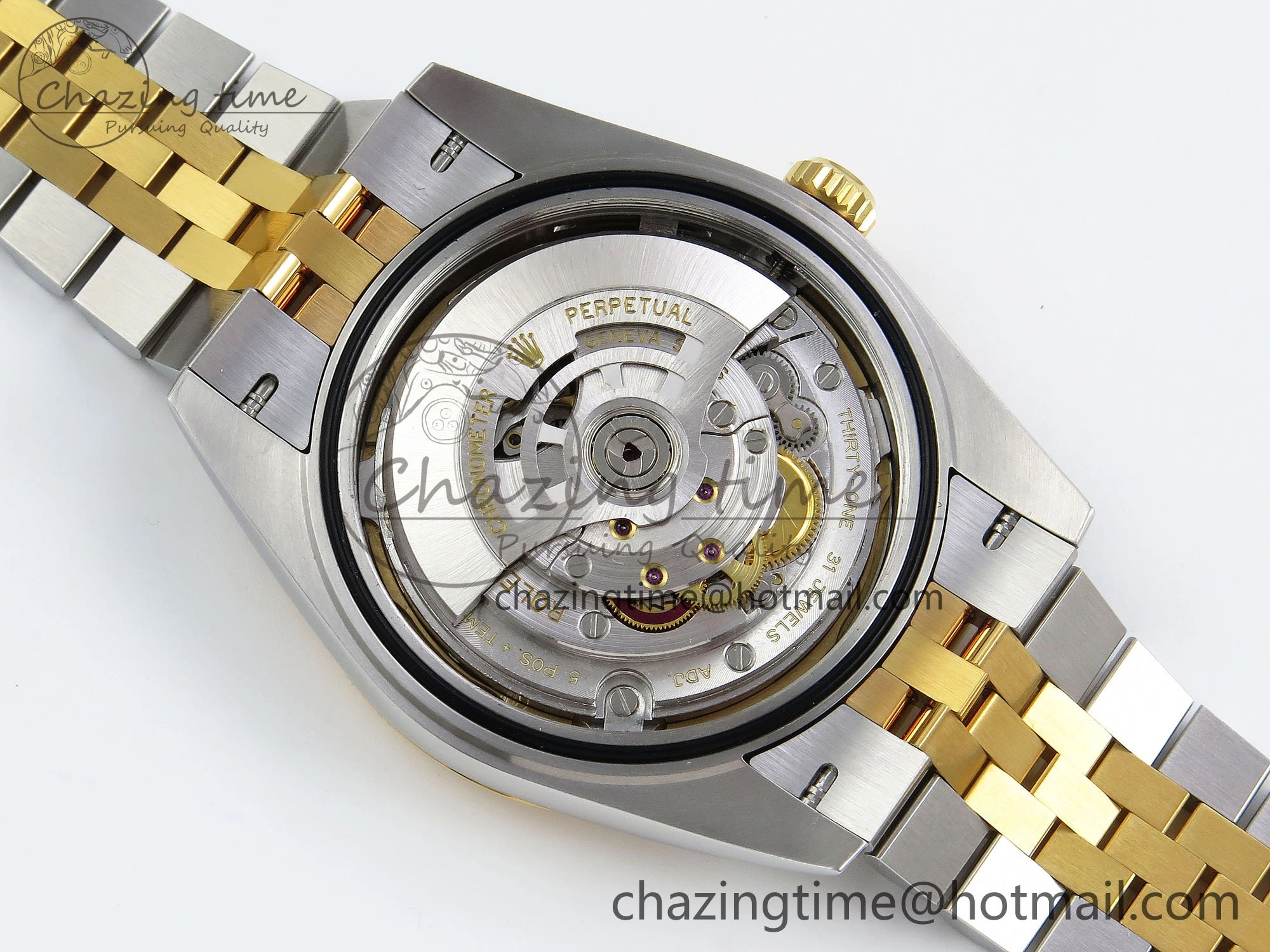 Packable DateJust 41 126333 Clean 1:1 Best Edition 904L Steel YG Stick Dial on SS YG Jubilee Bracelet VR 1574