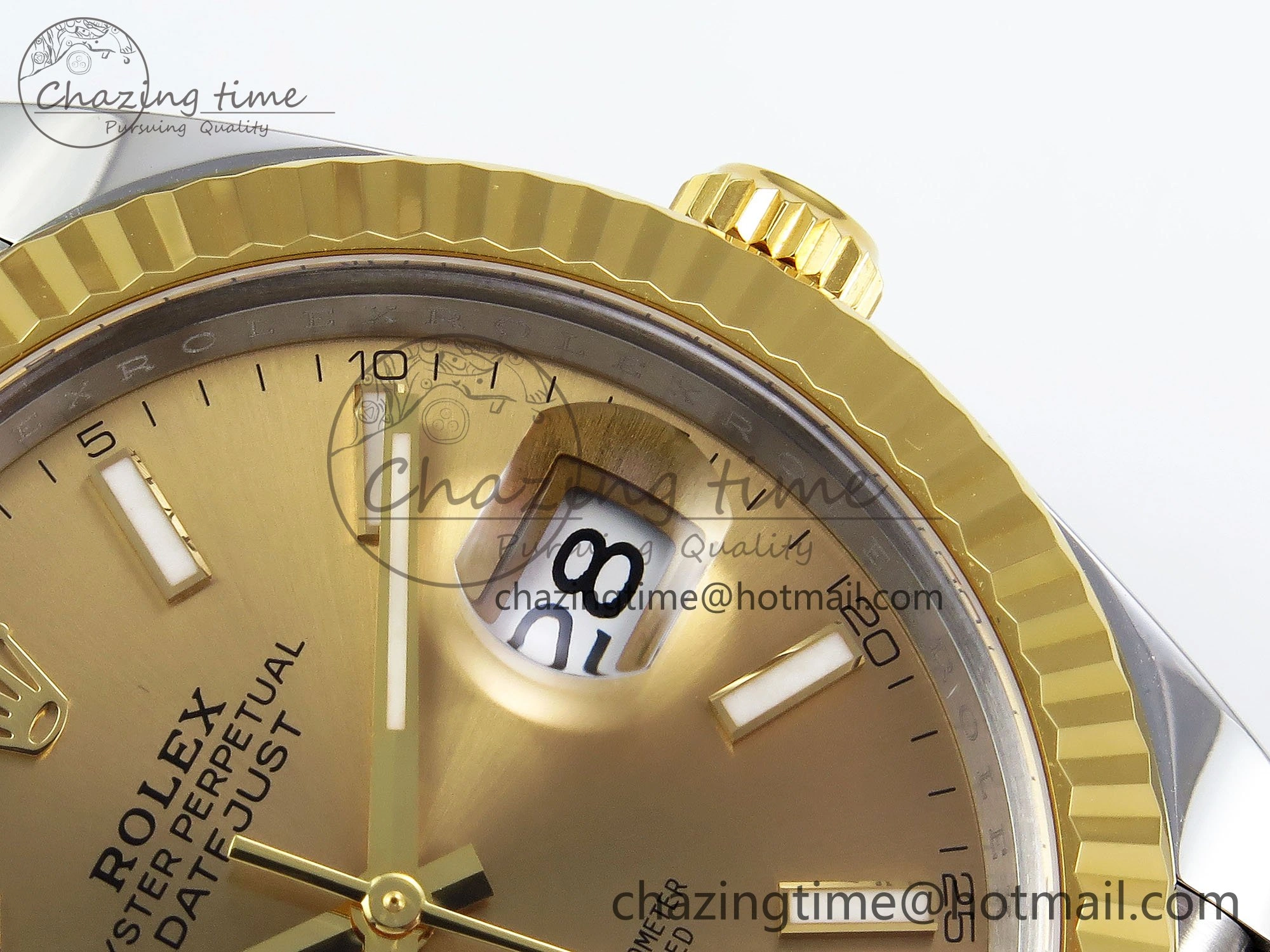 Packable DateJust 41 126333 Clean 1:1 Best Edition 904L Steel YG Stick Dial on SS YG Jubilee Bracelet VR 1574