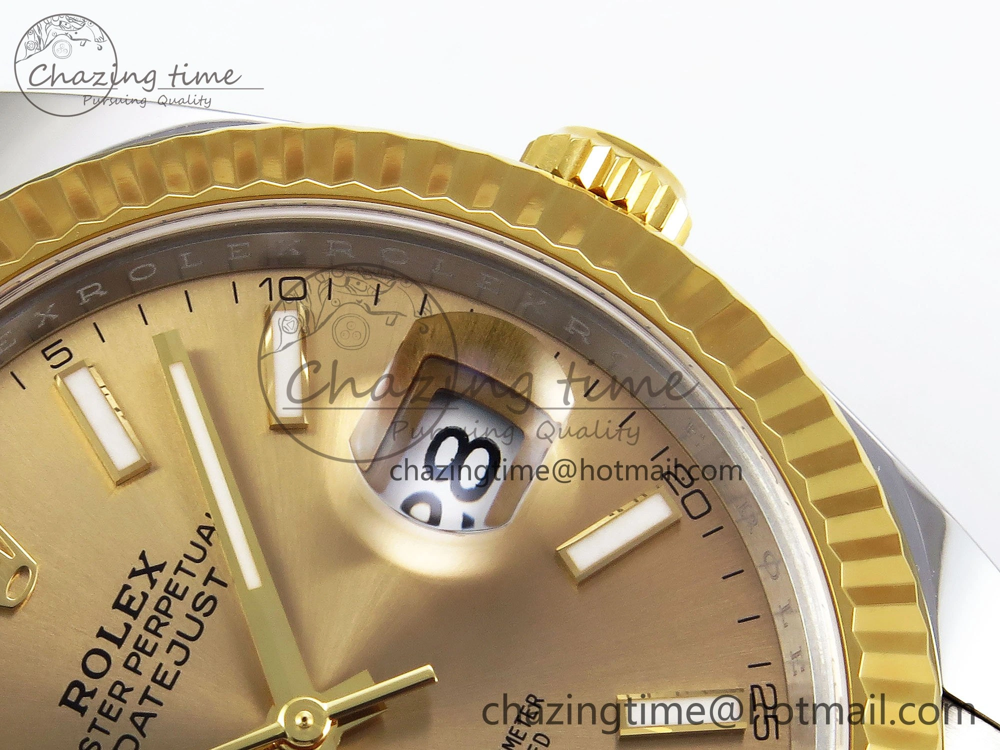DateJust 41 126333 Clean 1:1 Best Edition 904L Steel YG Stick Dial on SS YG Oyster Bracelet VR Classic 1578