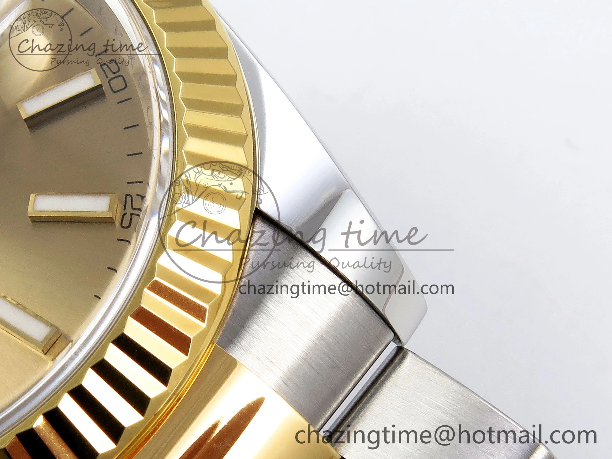 DateJust 41 126333 Clean 1:1 Best Edition 904L Steel YG Stick Dial on SS YG Oyster Bracelet VR Classic 1578