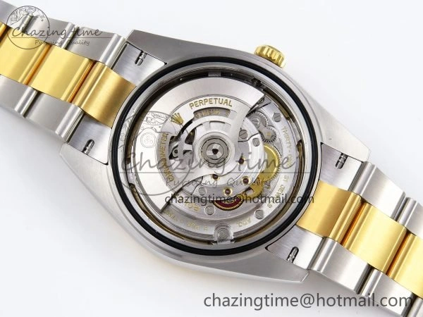 DateJust 41 126333 Clean 1:1 Best Edition 904L Steel YG Textured Dial on SS YG Oyster Bracelet VR Bright 1634